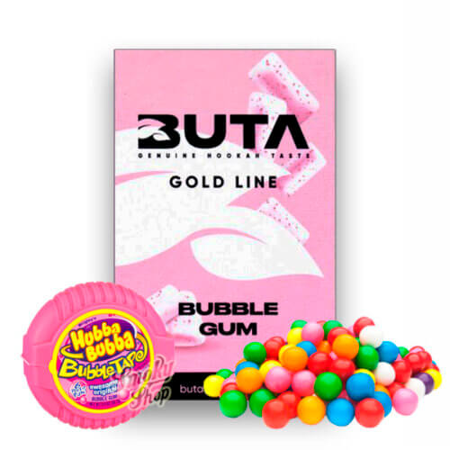 Табак для кальяна Buta Gold Bubble Gum (Бабл Гам) 50 грамм
