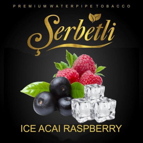 Табак Serbetli ice acai raspberry - айс малина асаи 50 грамм