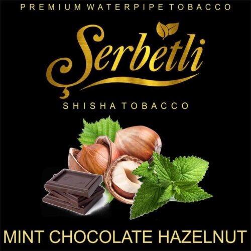 Табак Serbetli mint chocolate hazelnut - шоколад орехи м мята 50 грамм