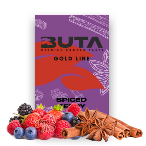 Табак для кальяна Buta Gold Пряные Ягоды (Spiced Berry) 50 грамм