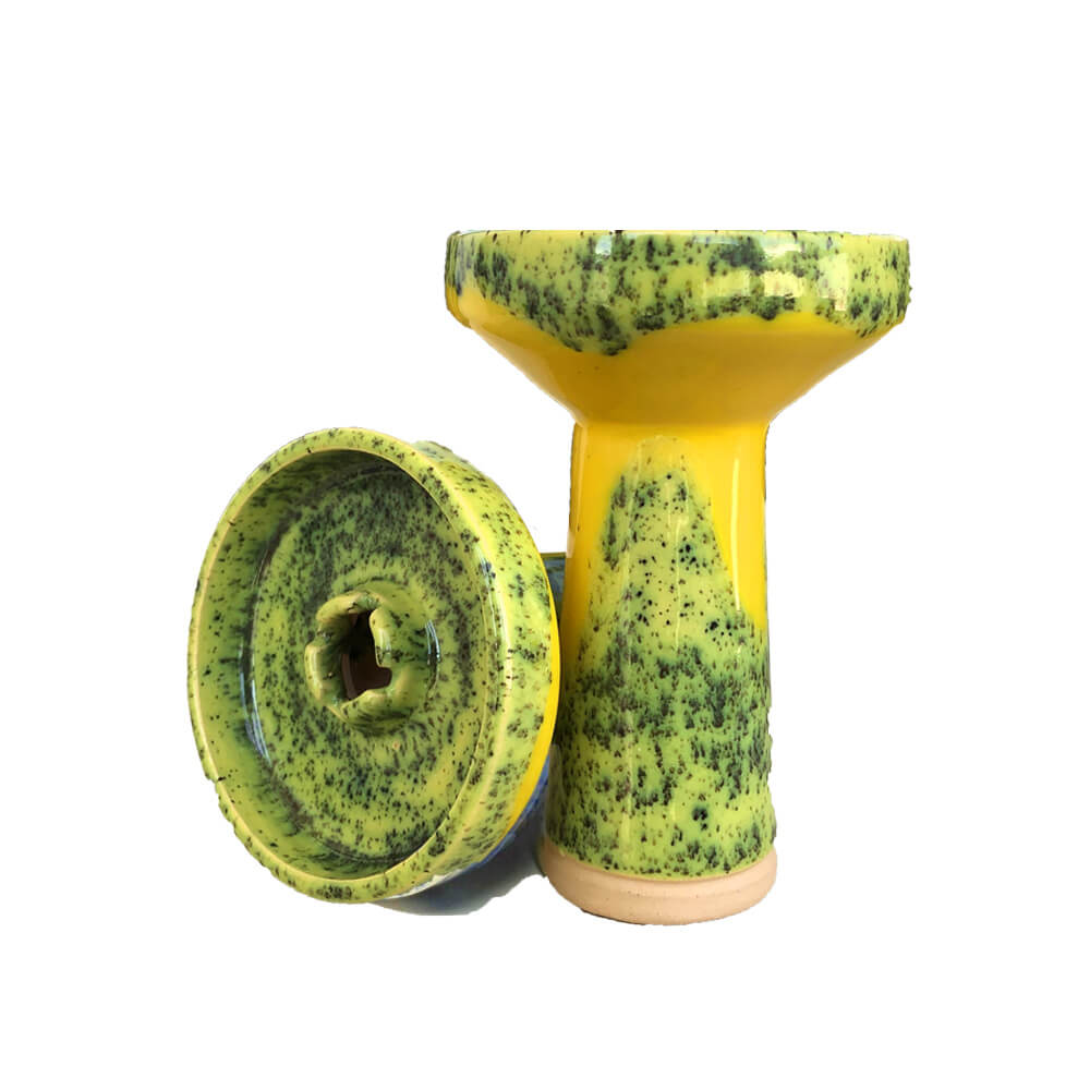 Чаша для кальяну Gusto Bowls Harmony Glaze Green-Yellow