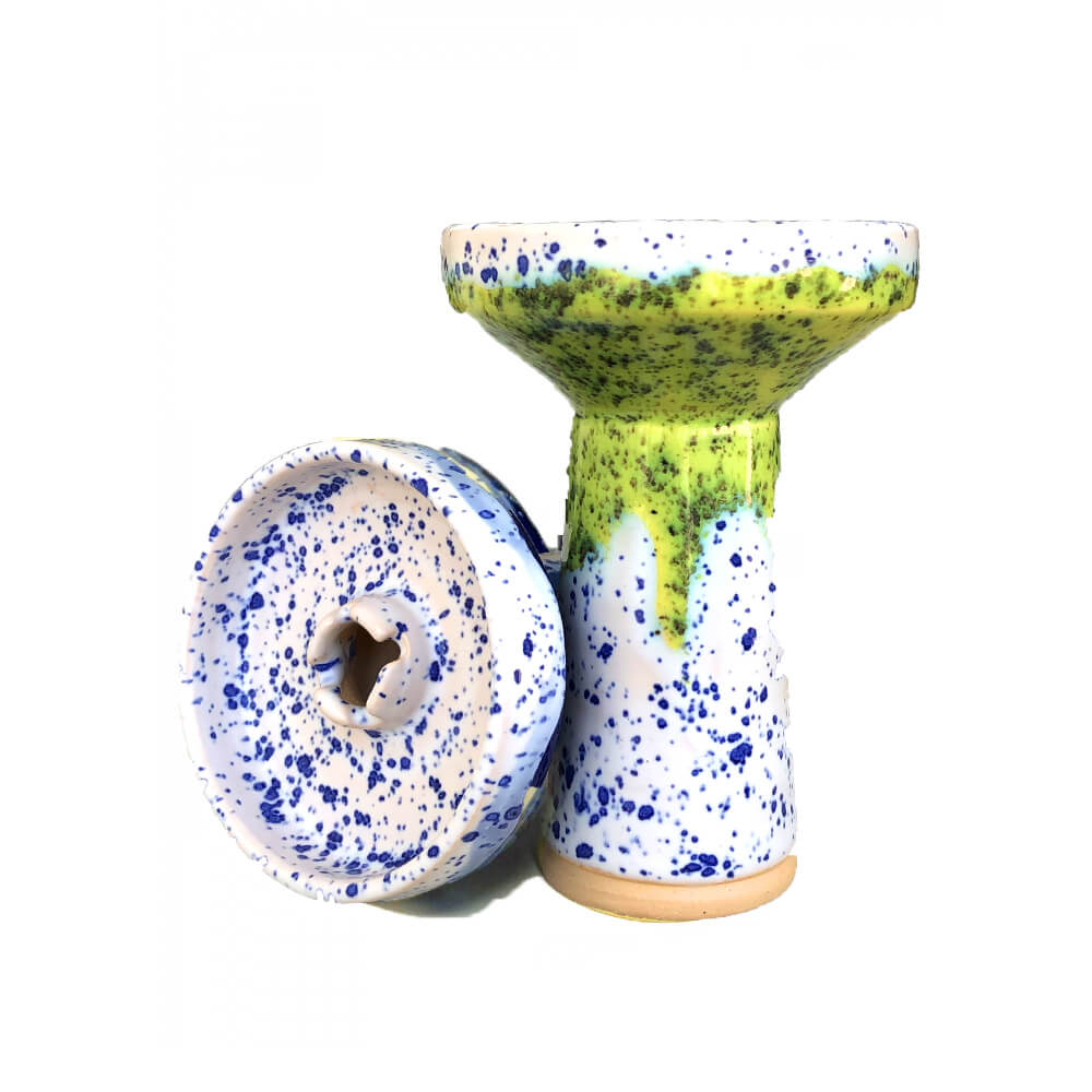 Чаша для кальяна Gusto Bowls Harmony Glaze Wite-Green