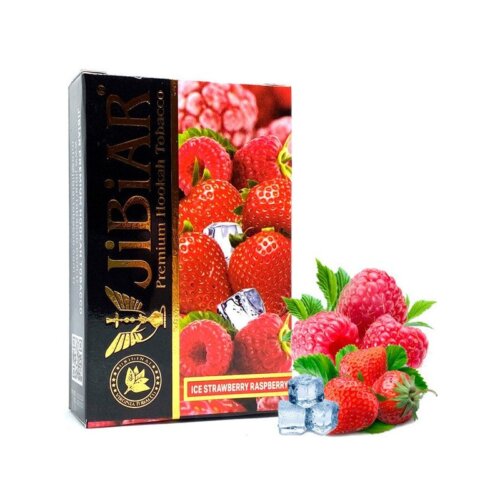 Табак для кальяна Jibiar Ice strawberry Raspberry