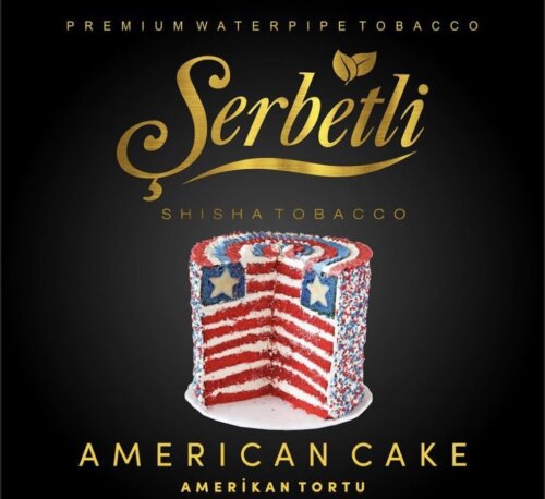 Табак для кальяна Serbetli Американский пирог (American Cake) 50 грамм