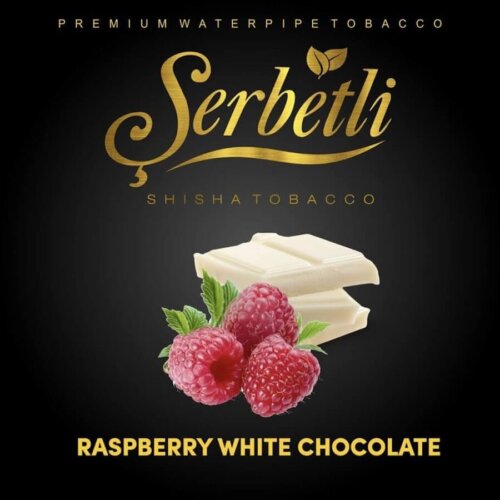 Табак Serbetli Rassbperry white chocolate (Малина белый шоколад)