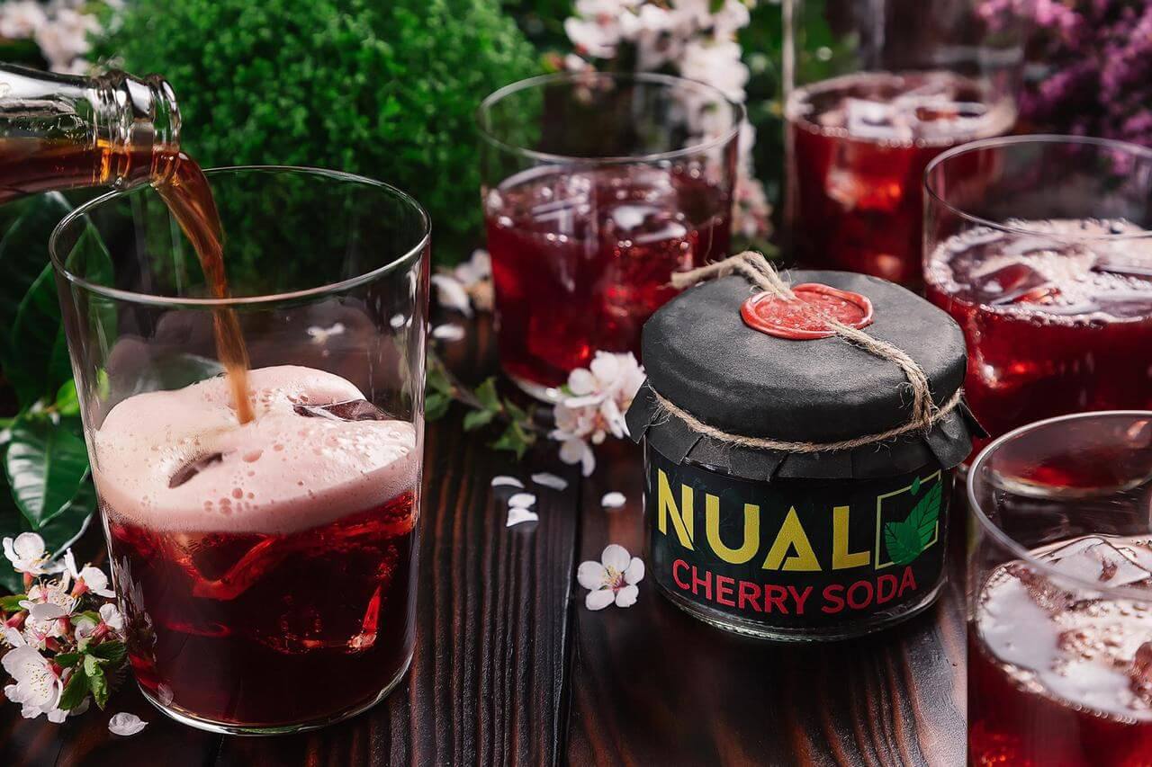 Табак Nual Cherry soda (Вишневая газировка) 200 грамм