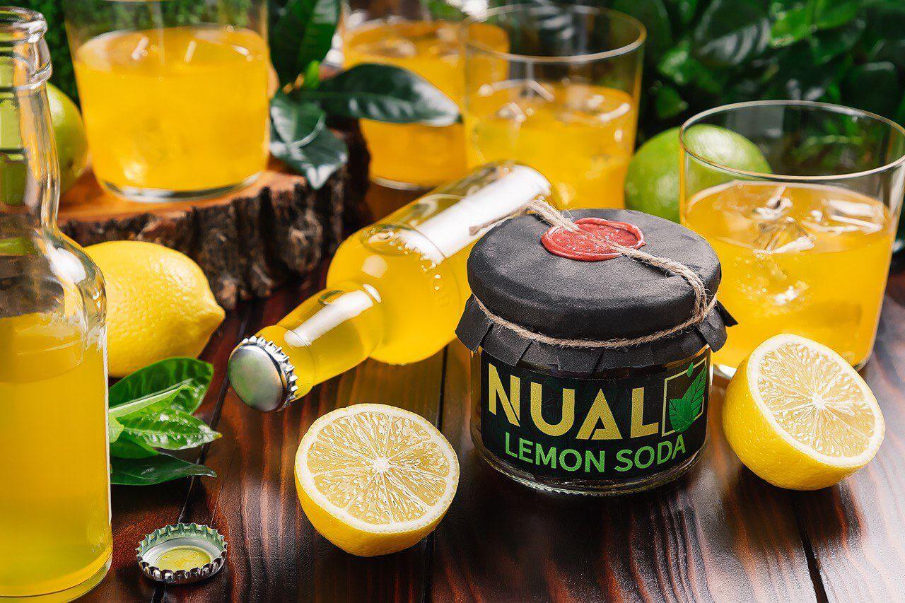 Табак Nual Lemon Soda (Лимонная газировка) 200 грамм