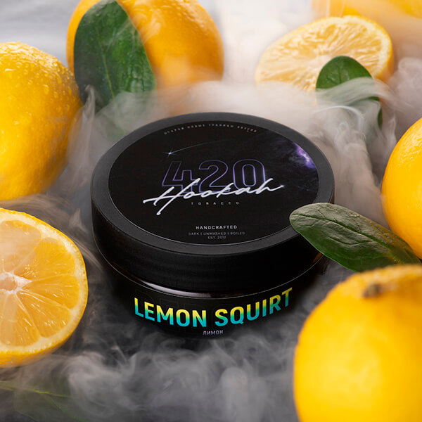 Табак для кальяна 420 Lemon Squirt (Лимон) 100 грамм