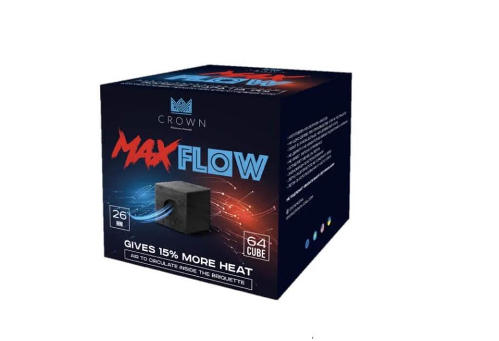 Кокосовый уголь Crown Max Flow (64 шт)