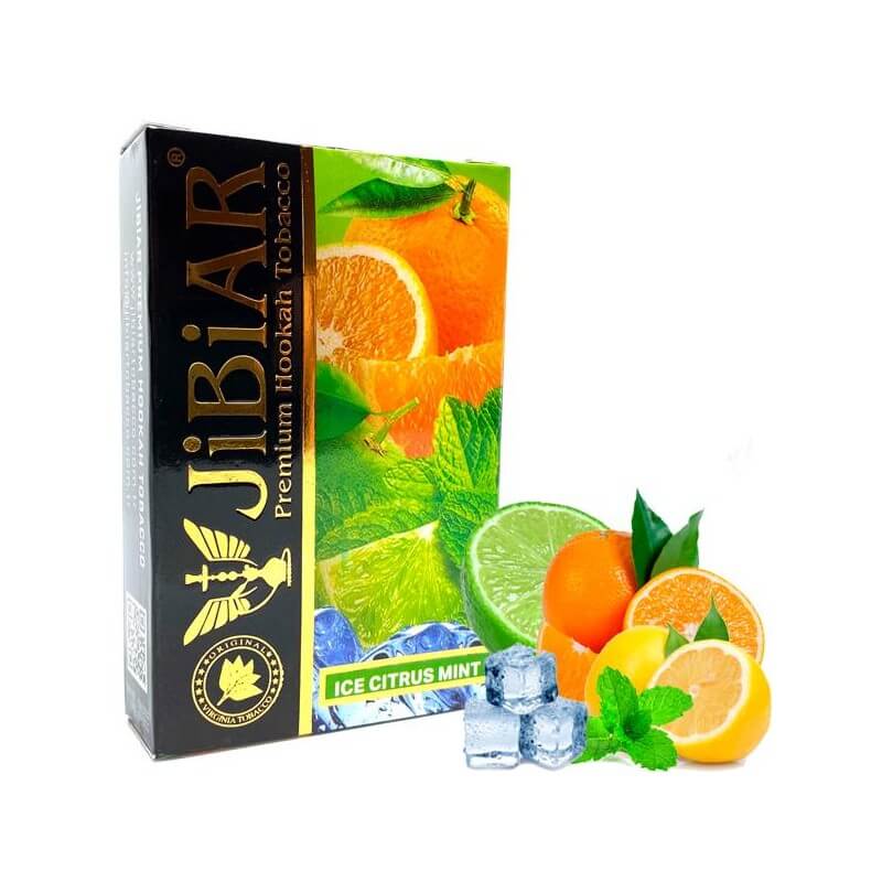 Табак Jibiar ice citrus mint - айс цитрус мята 50 грамм