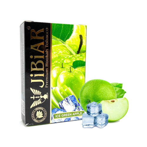 Табак Jibiar ice green apple - Айс зеленое яблоко