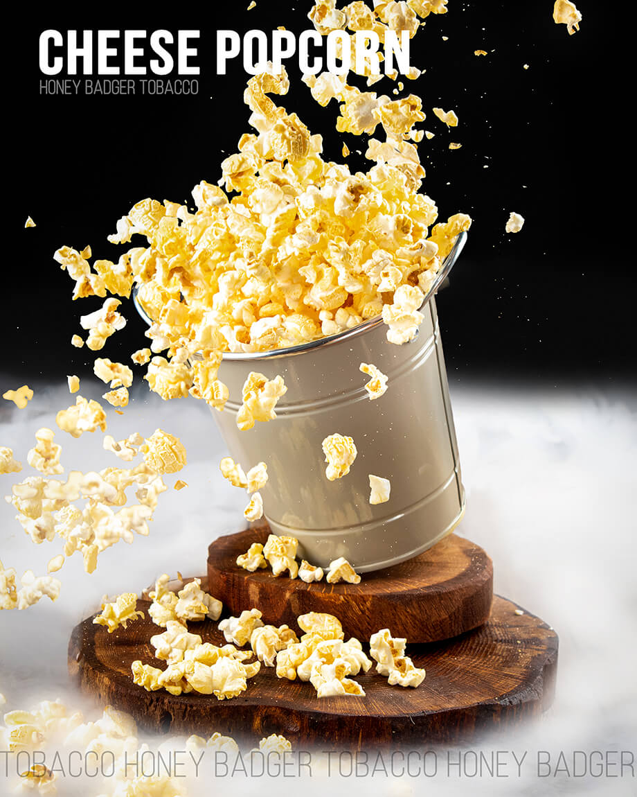 Тютюн Honey Badger Cheese popcorn - Сирний попкорн