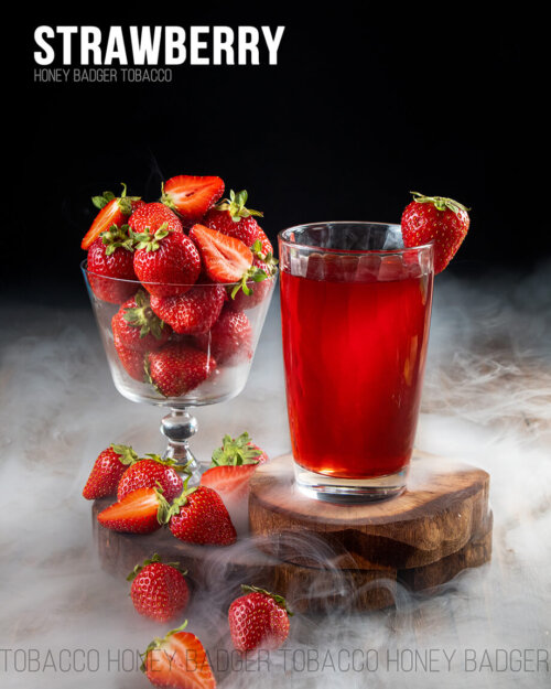 Табак Honey Badger Strawberry - Клубника