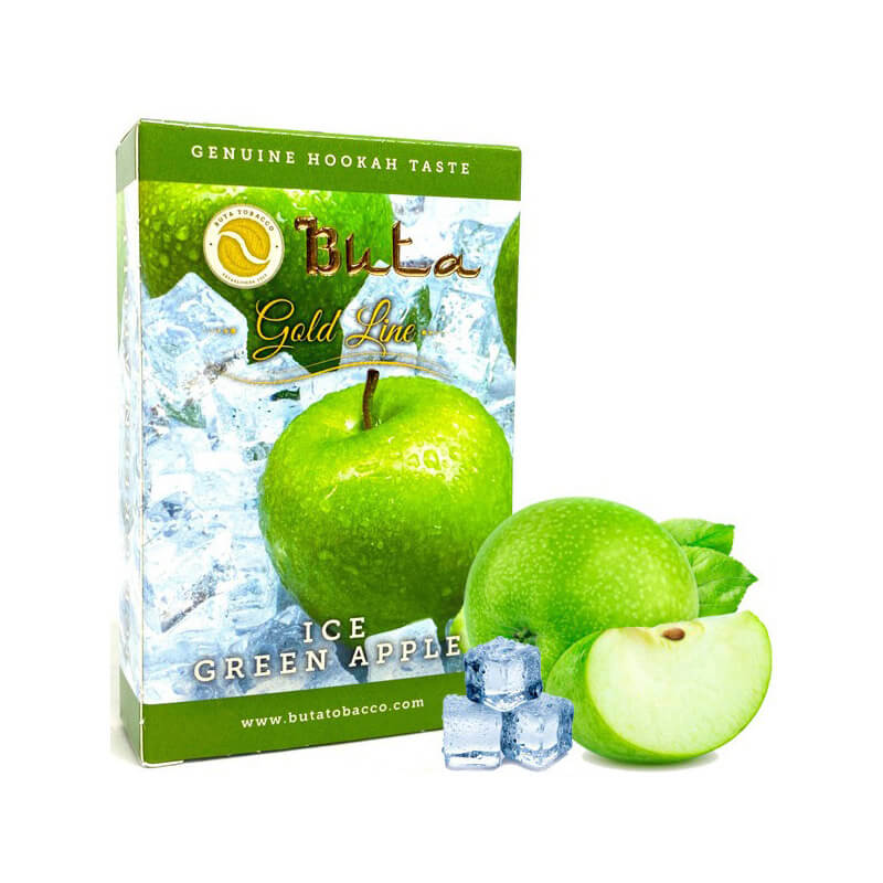 Табак Buta gold Ice green apple (Айс зеленое яблоко) 50 грамм