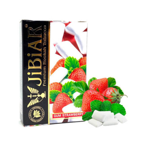 Табак Jibiar Gum Strawberry (Жвачка клубника)