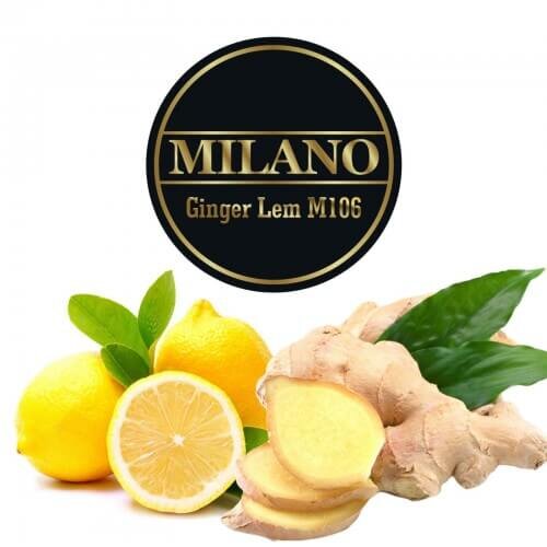 Табак Milano Ginger lem M106 - Лимон с имбирем