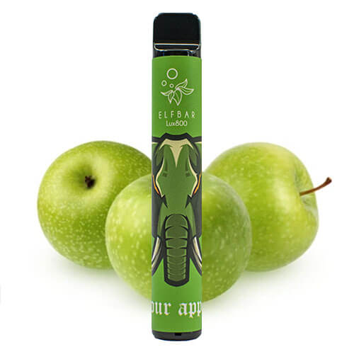 Elf Bar LUX 800 Sour apple (Кислое яблоко)
