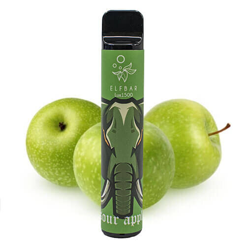 Elf bar lux 1500 Sour apple (Кислое яблоко)