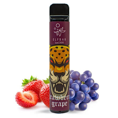 Elf bar lux 1500 Strawberry grape (Клубника виноград)