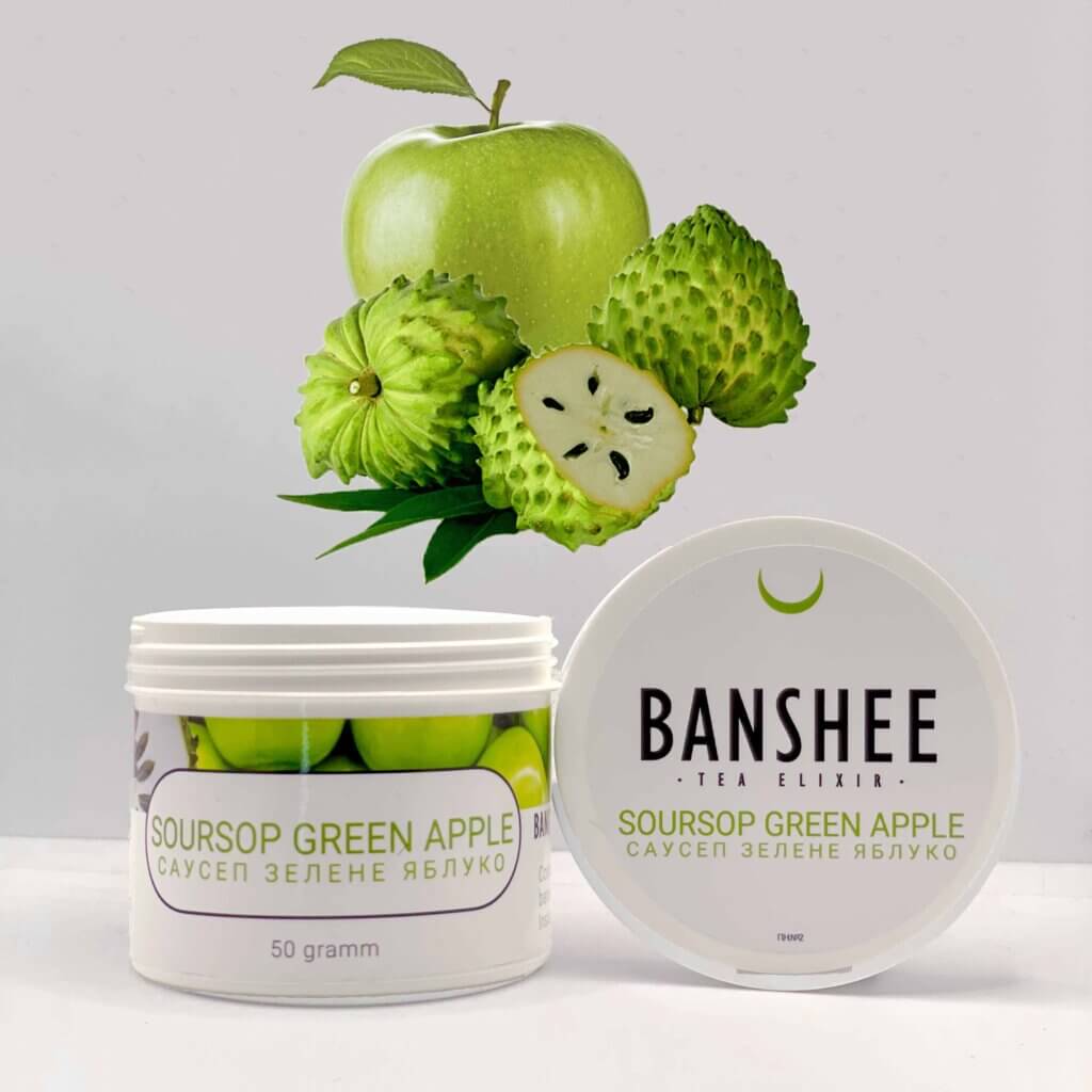 Banshee Soursop Green apple (Саусеп зеленое яблоко) 50 грамм