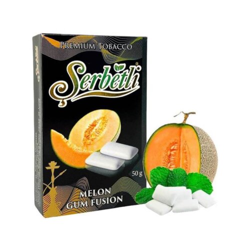 Табак Serbetli Melon gum fusion (Дыня синяя жвачка) 50 грамм