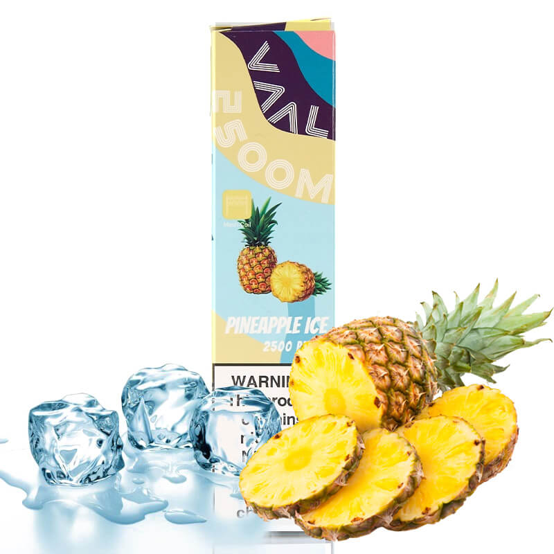 Одноразовая электронная сигарета VAAL 2500 Pineapple ice (Ананасовый лед)