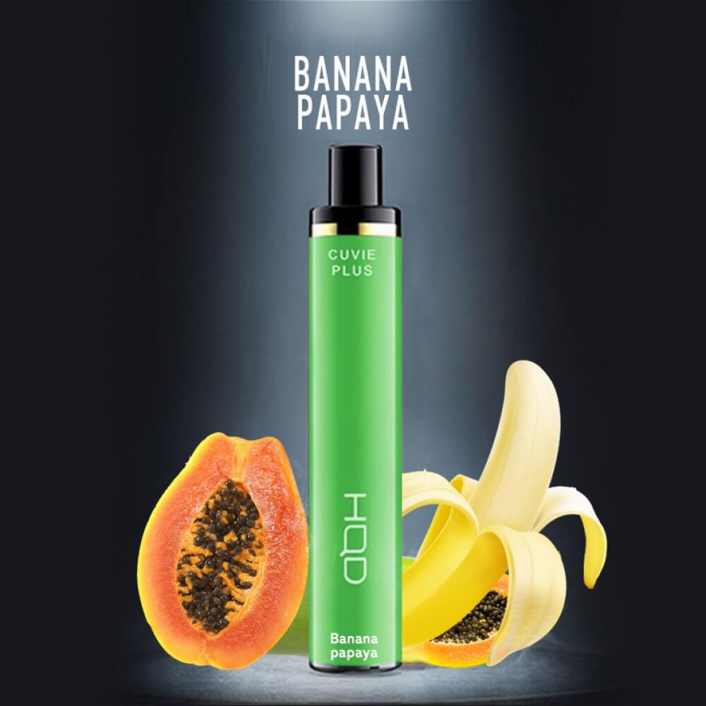 Одноразовая электронная сигарета HQD Cuvie PLUS 1200 Банан папайя
