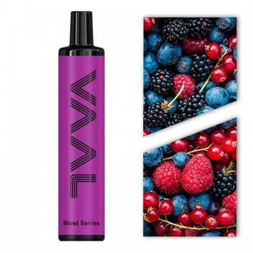 Одноразовая электронная сигарета VAAL 1500 Mixed berries (Ягодный микс)