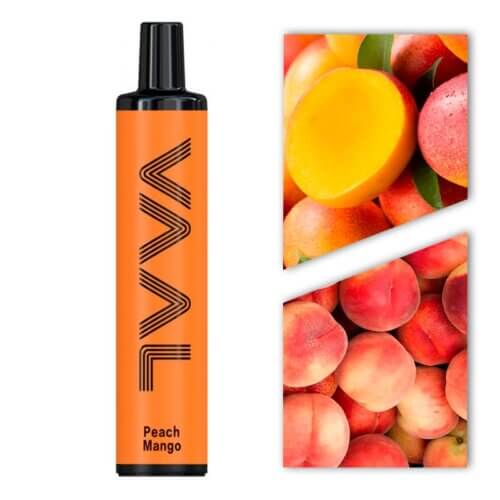 Одноразовая электронная сигарета VAAL 1500 Peach mango (Персик манго)
