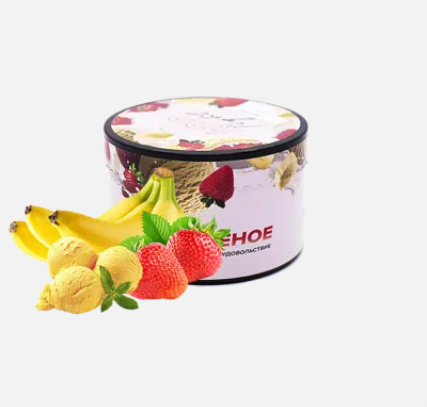 Табак 420 light Бананово-клубничное мороженное (250 грамм)