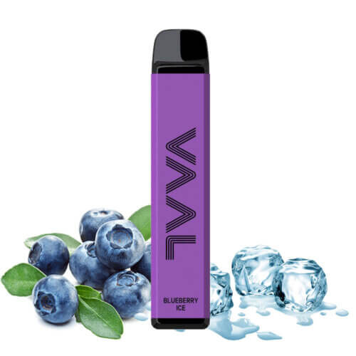 Одноразовая электронная сигарета VAAL 1800 Blueberry ice (Черника лед)