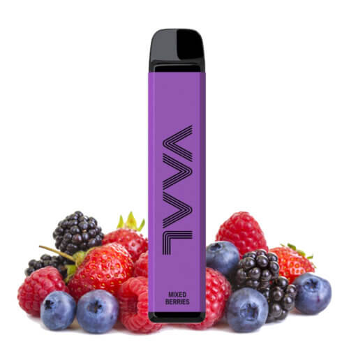 Одноразовая электронная сигарета VAAL 1800 Mixed berries (Ягодный микс)