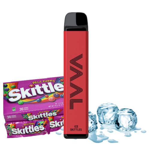 Одноразовая электронная сигарета VAAL 1800 Skittles ice (Скитлс лед)