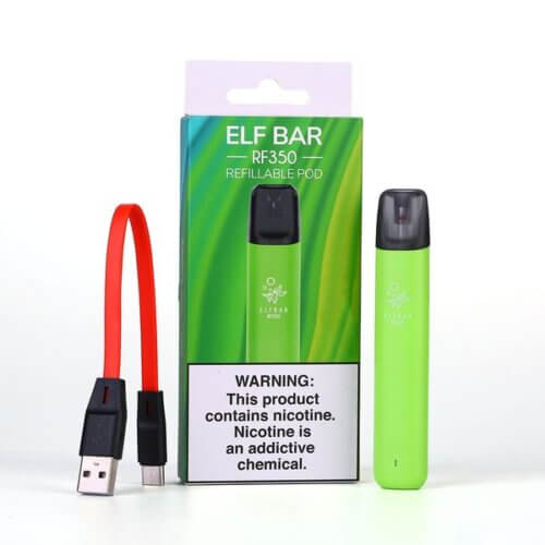 Многоразовый Elf Bar RF350 Pod Starter Kit 350 mAh - Green
