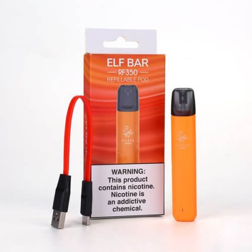 Багаторазовий Elf Bar RF350 Pod Starter Kit 350 mAh - Orange