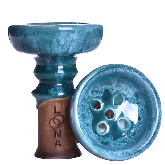 Чаша для кальяна Loona Uranium Meteor Turquoise
