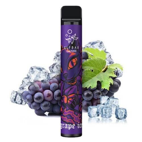 Одноразова електронна сигарета Elf Bar 2000 Grape ice (Виноградний лід)