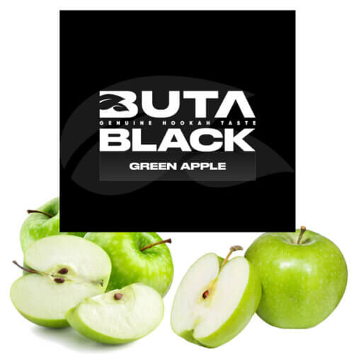 Табак для кальяна Buta Black Green Apple (Зеленое яблоко) 100 грамм