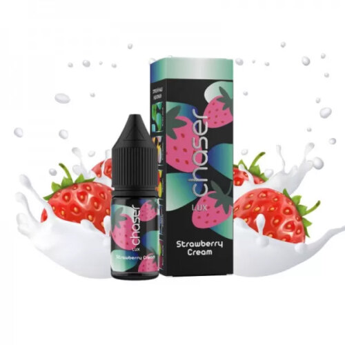 Жидкость для электронных сигарет Chaser Lux Strawberry Cream - Клубника крем (11 мл)