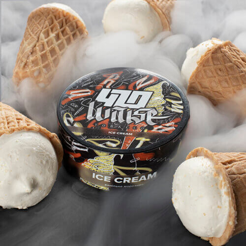 Тютюн для кальяну 420 Ice cream (Ванільне морозиво) 100 грам