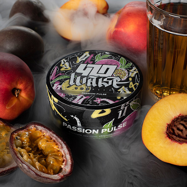 Табак для кальяна 420 Passion pulse (Маракуйя, нектарин, яблочный морс) 100 грамм