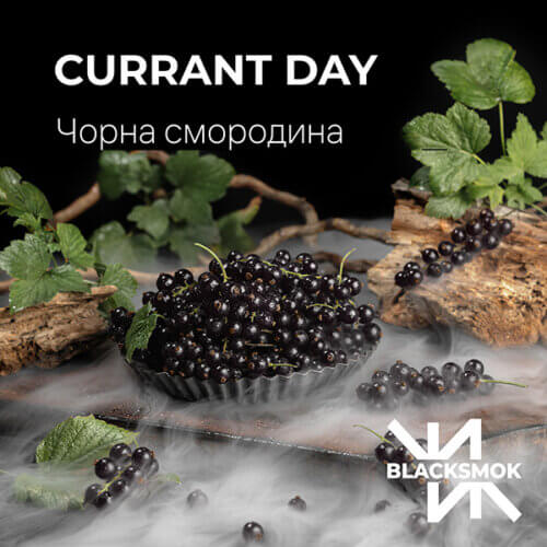 Табак для кальяна Blacksmok Currant Day (Черная смородина, 100 грамм)