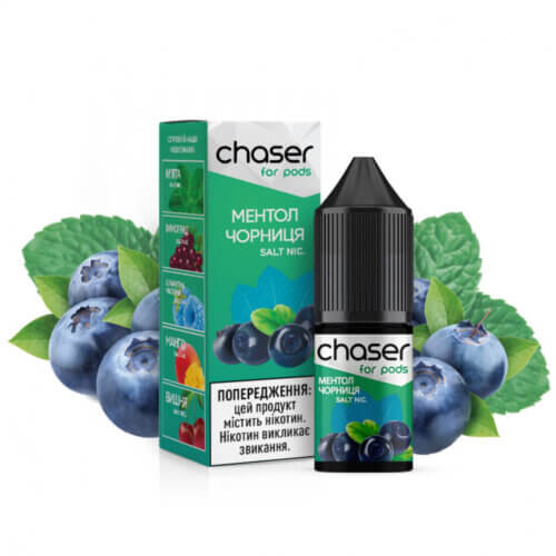 Жидкость для электронных сигарет Chaser Blueberry Menthol - Черника ментол (10 мл)