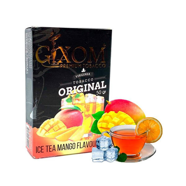 Табак для кальяна Gixom Ice Tea Mango (Айс манго чай) 50 грамм