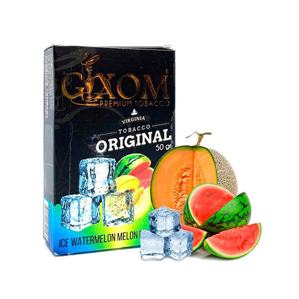 Табак для кальяна Gixom Ice Watermelon Melon (Айс арбуз дыня) 50 грамм