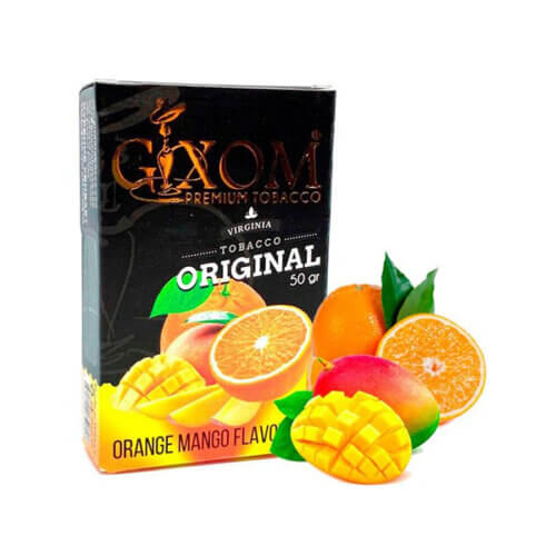 Табак для кальяна Gixom Orange Mango (Апельсин манго) 50 грамм