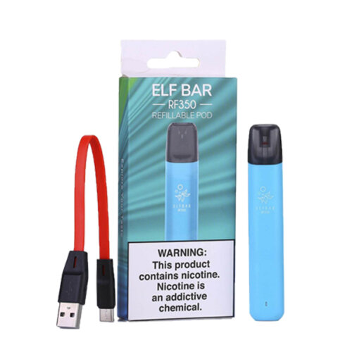 Многоразовый Elf Bar RF350 Pod Starter Kit 350 mAh - Blue