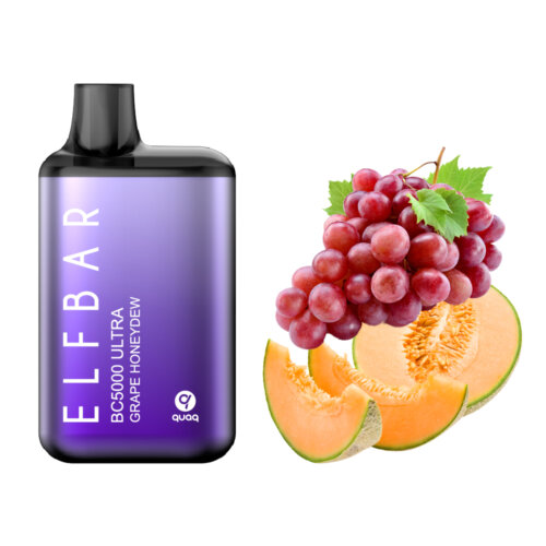 Elf bar BC5000 Ultra Grape Honeydew (Виноградный дыня)