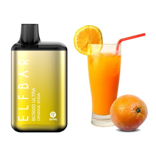 Elf bar BC5000 Ultra Orange Soda (Апельсиновая содовая)