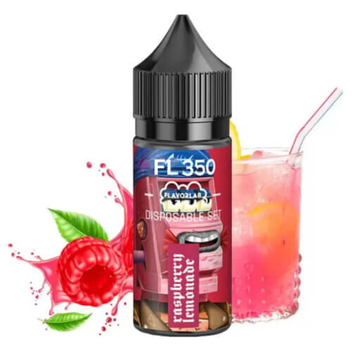 Жидкость для электронных сигарет Flavorlab FL 350 Raspberry Lemonade - Малиновый лимонад (30 мл, без никотина)